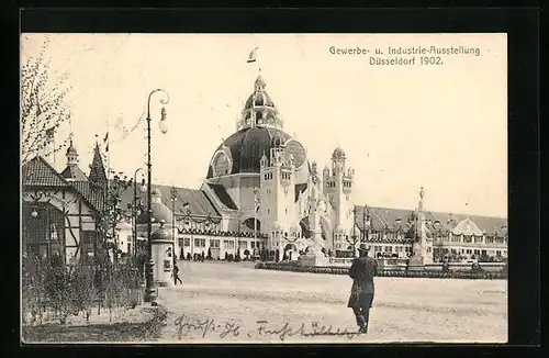 AK Gewerbe- und Industrieaustellung Düsseldorf 1902