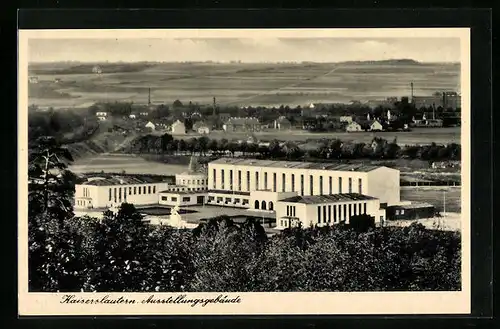 AK Blick auf das Ausstellungsgebäude Kaiserslautern