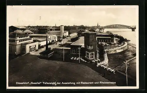 AK Grosse Ausstellung Düsseldorf 1926, Blick auf die Gesolei