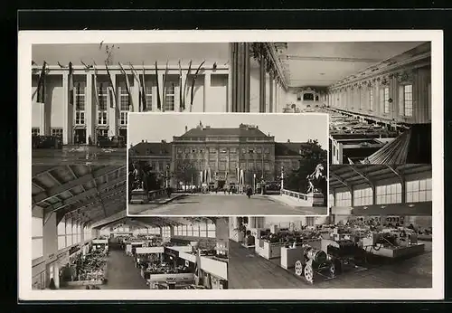 AK Wiener Internationale Messe, Blick auf das Ausstellungsgebäude und Gelände