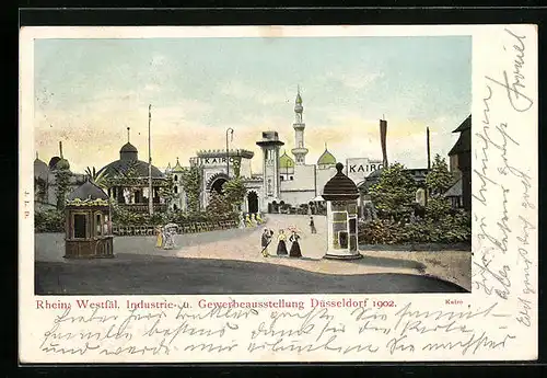 AK Industrie- und Gewerbe-Ausstellung Düsseldorf 1902