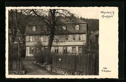 AK Stützerbach, Blick aufs Goethehaus