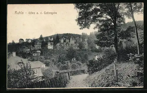 AK Ruhla, Villen an der Gottesgabe
