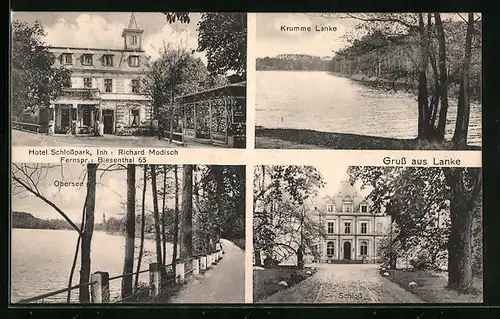 AK Lanke, Hotel Schlosspark, Schloss, Krumme Lanke