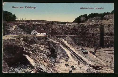 AK Kalkberge, Alvensleben Schacht, Steinbruch