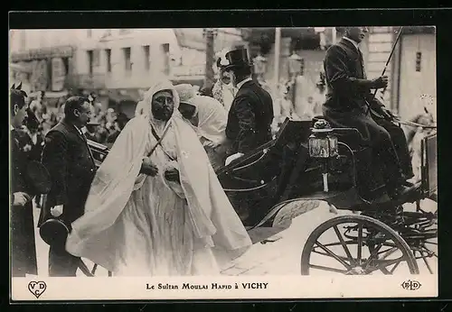 AK Vichy, Sultan von Marokko Moulaj Hafid