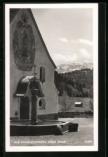 AK Schwarzenberg i. Breg. Wald, Kapelle in den Bergen