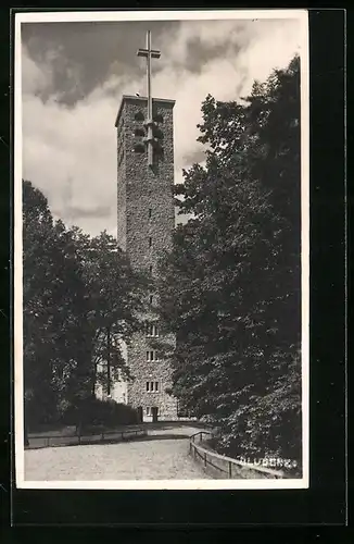 AK Bludenz, Weg zum Glockenturm der Kirche