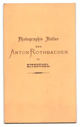 Fotografie Anton Rothbacher, Kitzbüchl, älterer Herr mit struppigem Backenbart