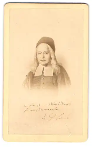 Fotografie C. Höpfner, Halle / Saale, August Hermann Francke, Theologe, Gründer der Franckeschen Stiftung