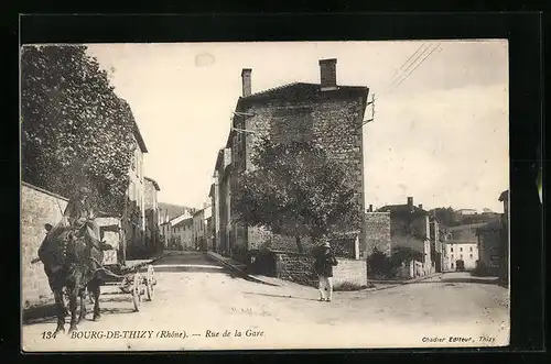 AK Bourg-de-Thizy, Rue de la Gare