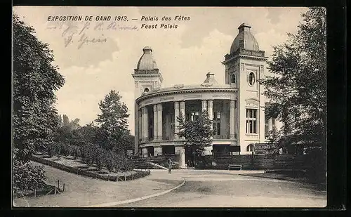 AK Gand, Exposition 1913, Palais des Fetes