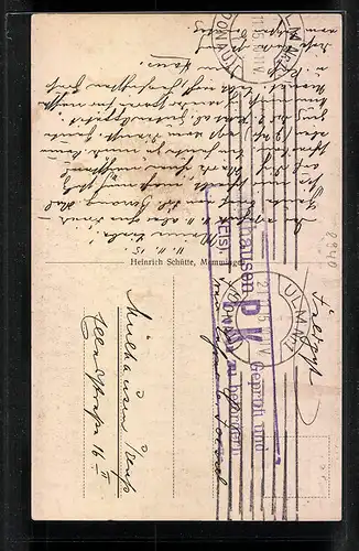 AK Memmingen, Rathaus im Sonnenschein