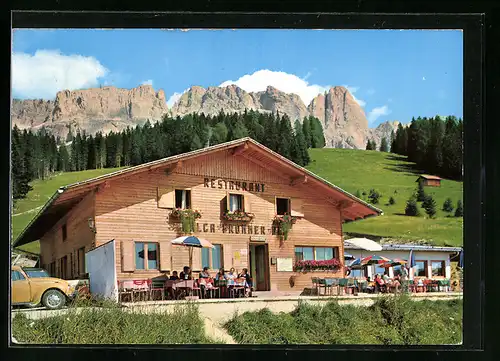 AK Karerpass, Restaurant Malga Frommer Alm a. d. Nigerstrasse
