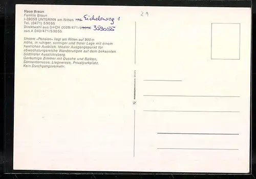 AK Unterinn am Ritten, Haus Braun