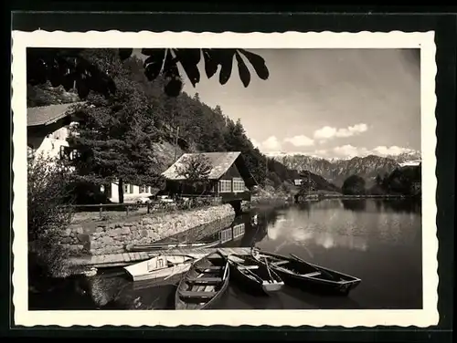 AK Wolfsgruben am Ritten, Gasthaus am See