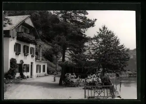 AK Wolfsgruben am Ritten, Gasthof zum Wolfsgrubensee