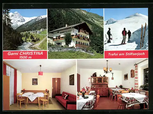 AK Trafoi am Stilfserjoch /Bozen, Pension Garni Christina, Innenansichten