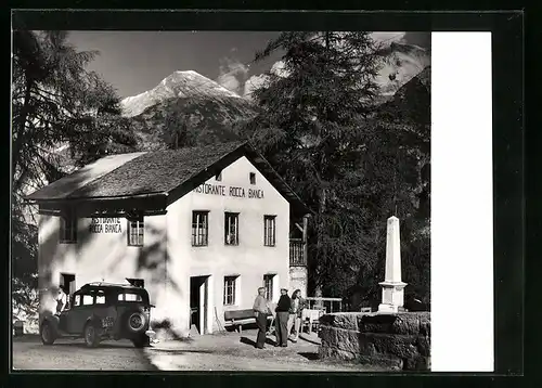 AK Stilfserjochstrasse, Restaurant Weisser Knott