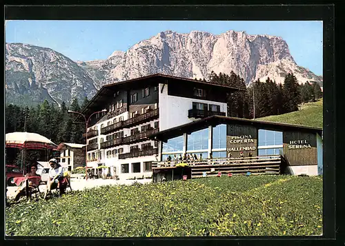 AK Pedraces /Val Badia, Hotel Serena, Dolomiten