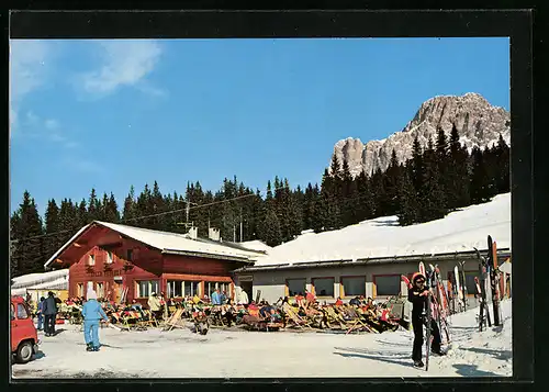 AK Frommer-Alm, Restaurant im Rosengartengebiet, Dolomiten