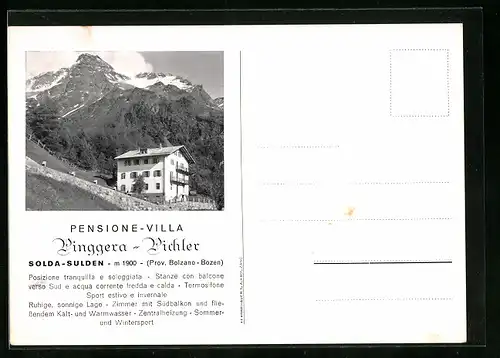 AK Sulden, Pensione-Villa Pinggera-Pichler