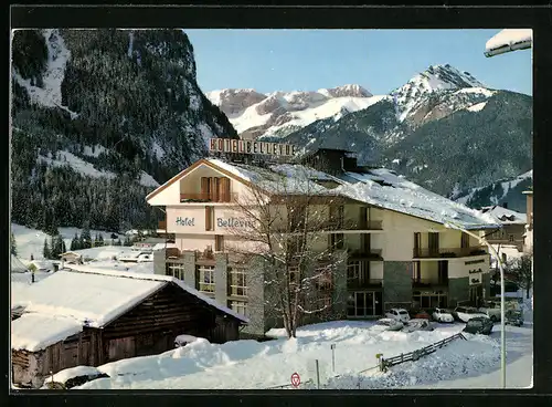 AK Canazei, Hotel Bellevue im Winter