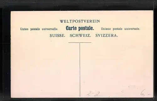 AK Schweizerische Briefmarken mit Wappen