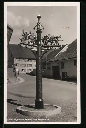 AK Lenzkirch, Die originellen Lenzkircher Wegweiser