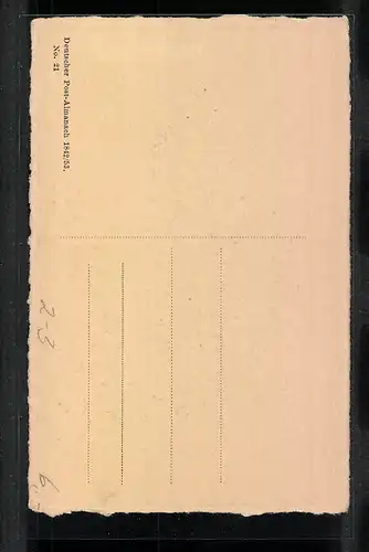 AK Kurhessische Postbeamte in Uniform