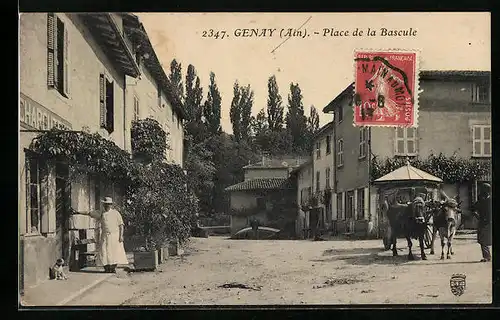 AK Genay, Place de la Bascule