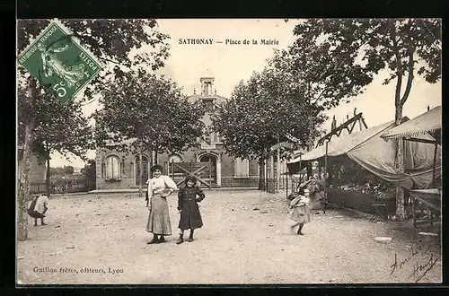 AK Sathonay, Place de la Mairie