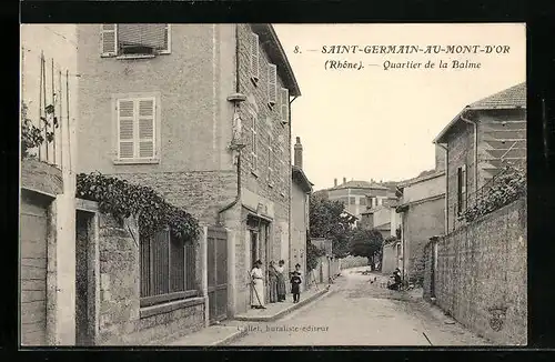 AK Saint-Germain-au-Mont-d`Or, Quartier de la Balme
