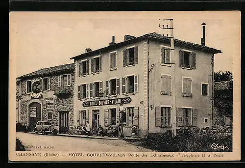 AK Chansaye, Hotel Bouvier-Vilain, Route des Echarmeaux