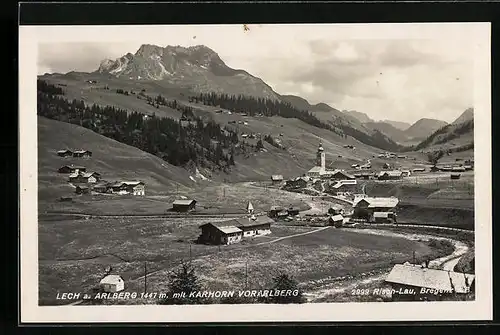 AK Lech a. A., Gesamtansicht aus der Ferne