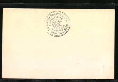 AK Mellau /Breg. Wald, Gesamtansicht von einer Anhöhe aus