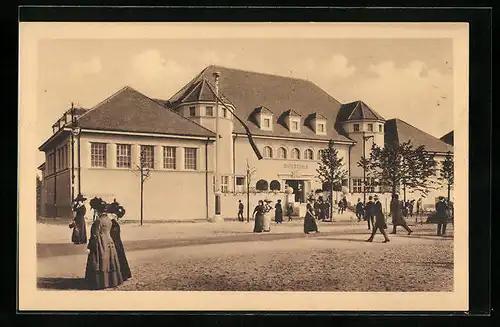 AK Leipzig, Internationale Baufachausstellung mit Sonderausstellungen 1913, Österreichisches Staatsgebäude