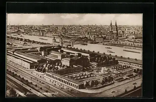 AK Köln, Kölner Messe, Gesamtansicht
