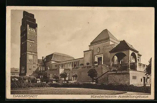AK Darmstadt, Künstlerkolonie - Ausstellungshaus