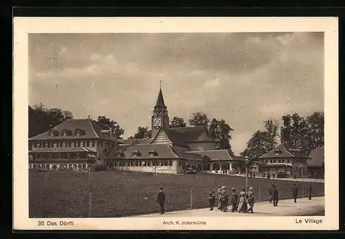 AK Bern, Schweizerische Landes-Ausstellung 1914 - Das Dörfli