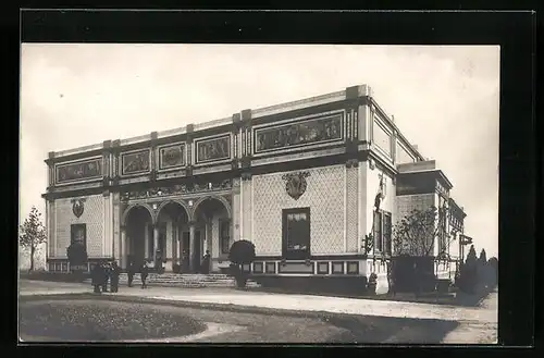 AK Leipzig, Weltausstellung für Buchgewerbe und Graphik 1914 - Italienischer Staatspavillon