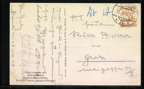 AK Dornbirn, Marktplatz mit Ständen