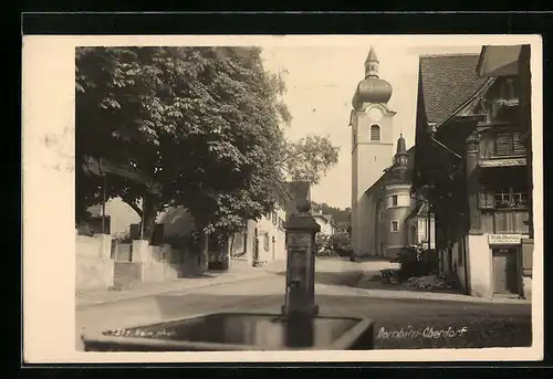 AK Dornbirn-Oberdorf, Ortsansicht mit Kirche