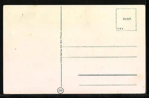 AK Fluh b. Bregenz, Ortsansicht aus der Vogelschau