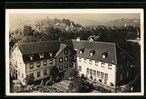 AK Gaissau, St. Josefs-Missionshaus aus der Vogelschau