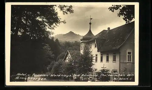 AK Römhild in Thür., Hotel und Pension Waldhaus