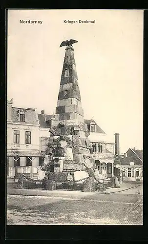 AK Norderney, Am Krieger-Denkmal