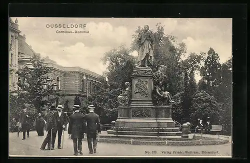 AK Düsseldorf, Cornelius-Denkmal