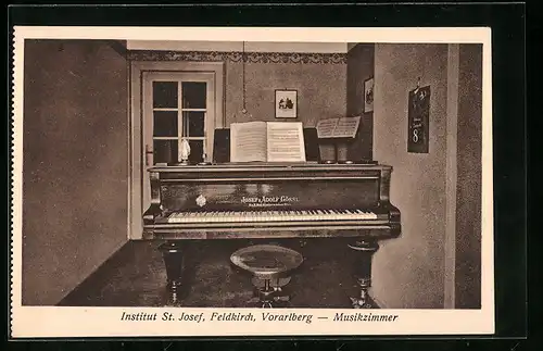 AK Feldkirch, Institut St. Josef, Musikzimmer