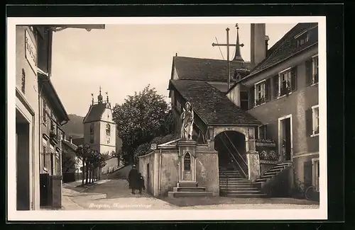 AK Bregenz, Blick zur Kapuzinerstiege